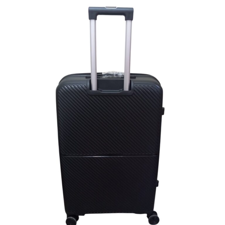 Felbags 082 Βαλίτσα Ταξιδιού Μεσαία ΠΟΛΥΠΡΟΠΥΛΕΝΙΟΥ (ΜΕΓΑΛΗ ΑΝΤΟΧΗ) ΕΠΕΚΤΕΙΝΟΜΕΝΗ με ύψος 65cm σε Μαύρο Χρώμα (65x45x26+5cm)