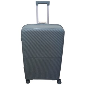Felbags 082 Βαλίτσα Ταξιδιού Μεγάλη ΠΟΛΥΠΡΟΠΥΛΕΝΙΟΥ (ΜΕΓΑΛΗ ΑΝΤΟΧΗ) ΕΠΕΚΤΕΙΝΟΜΕΝΗ με ύψος 75cm σε Γκρι Χρώμα (75x49x30+5cm)