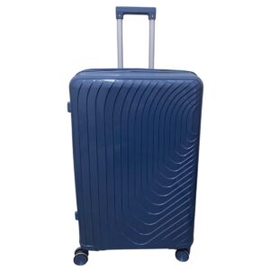 Felbags 016 Βαλίτσα Ταξιδιού Μεγάλη ΠΟΛΥΠΡΟΠΥΛΕΝΙΟΥ (ΜΕΓΑΛΗ ΑΝΤΟΧΗ) ΕΠΕΚΤΕΙΝΟΜΕΝΗ με ύψος 75cm σε Μπλε Χρώμα (75x49x30+5cm)