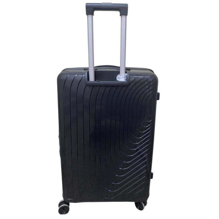 Felbags 014 Βαλίτσα Ταξιδιού Μεσαία ΠΟΛΥΠΡΟΠΥΛΕΝΙΟΥ (ΜΕΓΑΛΗ ΑΝΤΟΧΗ) ΕΠΕΚΤΕΙΝΟΜΕΝΗ με ύψος 65cm σε Μαύρο Χρώμα (65x45x26+5cm)
