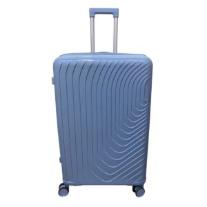 Felbags 014 Βαλίτσα Ταξιδιού Μεγάλη ΠΟΛΥΠΡΟΠΥΛΕΝΙΟΥ (ΜΕΓΑΛΗ ΑΝΤΟΧΗ) ΕΠΕΚΤΕΙΝΟΜΕΝΗ με ύψος 75cm σε Γαλάζιο Χρώμα (75x49x30+5cm)