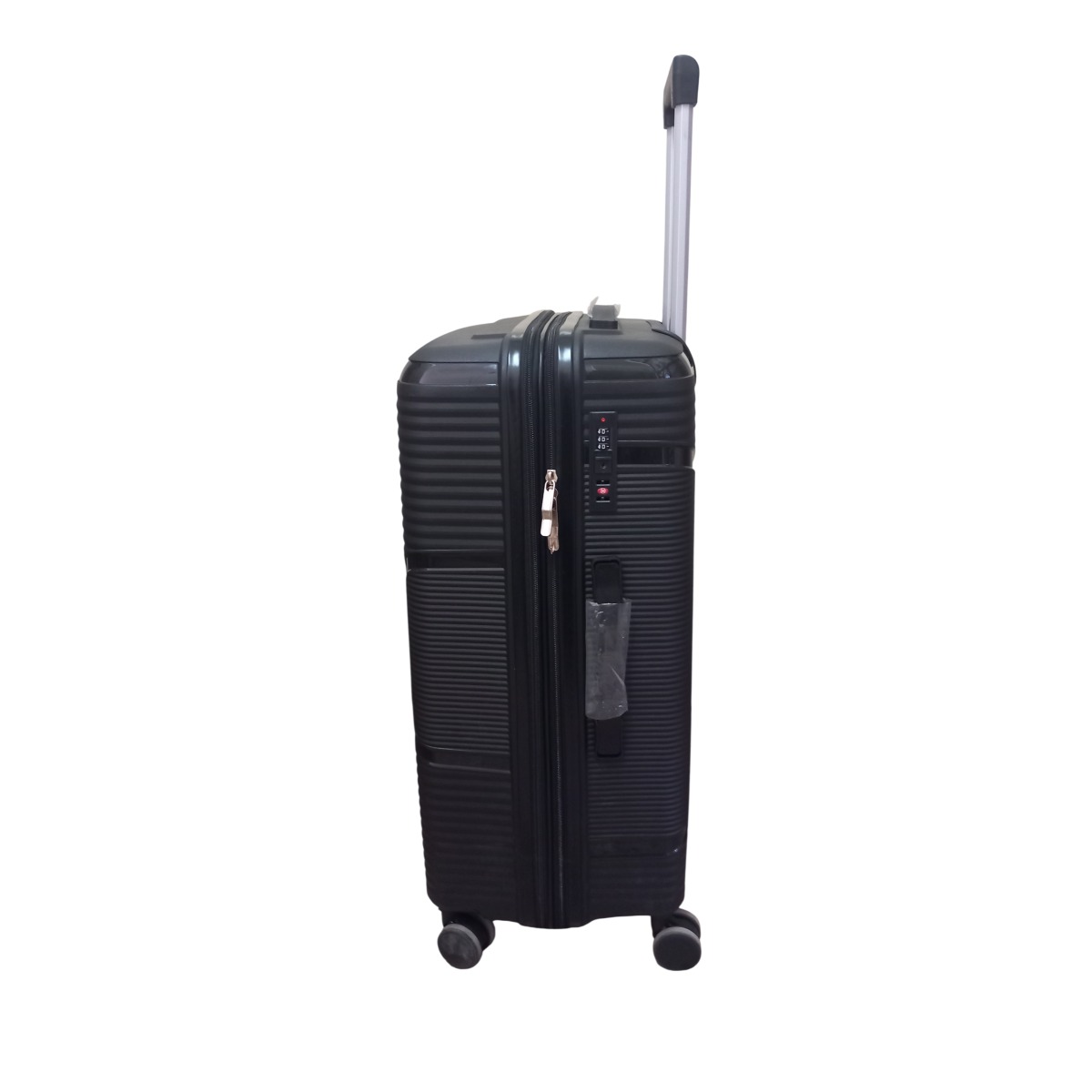 Felbags FL1202 Μεσαία Βαλίτσα Πολυπροπυλένιου (Μεγάλη Αντοχή) Επεκτεινόμενη σε Μαυρο Χρώμα (63x40x25+5cm) - Image 2