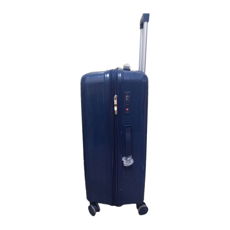 Felbags FL1203 Μεσαία Βαλίτσα Πολυπροπυλένιου (Μεγάλη Αντοχή) Επεκτεινόμενη σε Σκούρο-Μπλε Χρώμα (65x43x26+5cm)