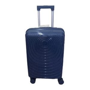 Felbags FL1203 Βαλίτσα Καμπίνας Πολυπροπυλένιου (Μεγάλη Αντοχή) Επεκτεινόμενη σε Σκούρο-Μπλε Χρώμα (55x35x22+5cm)