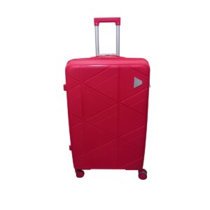 Felbags FL8050 Μεσαία Βαλίτσα Πολυπροπυλένιου (Μεγάλη Αντοχή) σε Κόκκινο Χρώμα (65x45x26cm)