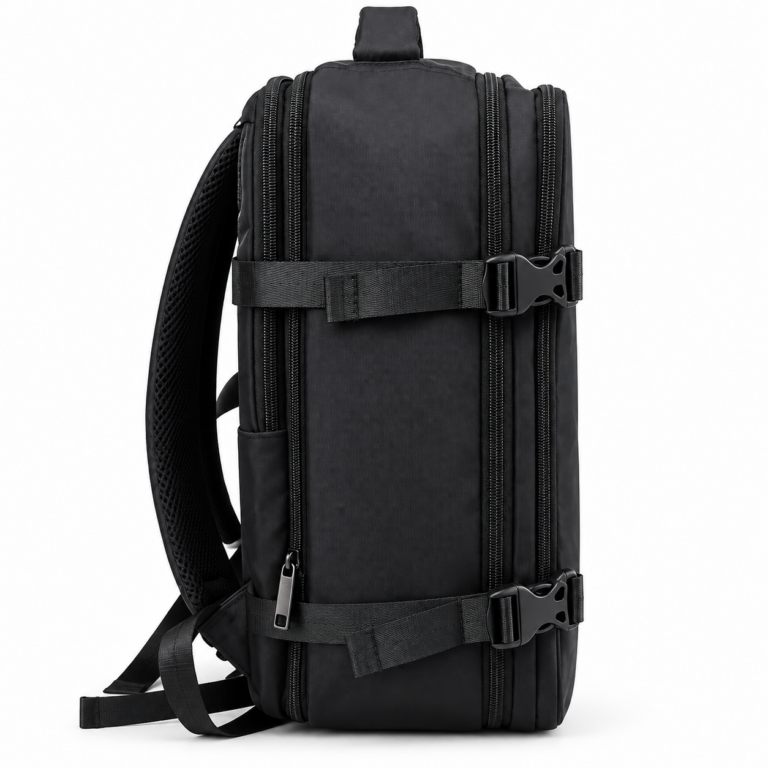 Ormi 33995 Backpack Επεκτεινόμενο σε Μαύρο Χρώμα (40x30x20+5cm)