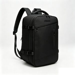 Ormi 33995 Backpack Επεκτεινόμενο σε Μαύρο Χρώμα (40x30x20+5cm)