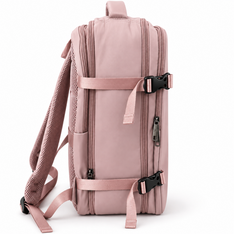 Ormi 33995 Backpack Επεκτεινόμενο σε Ροζ Χρώμα (40x30x20+5cm)