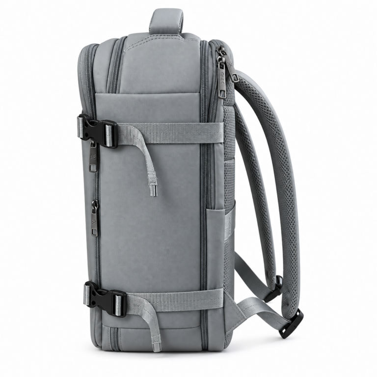 Ormi 33995 Backpack Επεκτεινόμενο σε Γκρι Χρώμα (40x30x20+5cm)