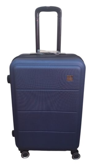 Ankor Βαλίτσα Μεσαία Επεκτεινόμενη με ύψος 65cm σε Μπλε Χρώμα (65x44x24+5cm)