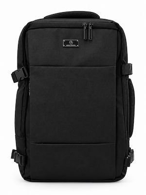 Baci&Abbraci Β98842 Backpack Αδιάβροχο και Επεκτεινόμενο σε Μαύρο Χρώμα (42x32x11+5cm)